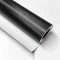 3D Black Carbon Fiber Vinyl Bubble Car Wrap Film Automotive DIY Decals (120" x 60" / 10 FT x 5 FT)