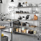 24" Deep x 60" Wide x 74" Height Wire Shelving Kit | 5-Tier | NSF Commercial Storage Rack Unit