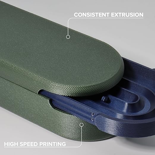 Polymaker PETG Dark Green 3D Printer Filament 1.75mm 1kg, High Speed PETG up to 300mm/s, High Strength New Formula, Excellent Layer Adhesion, Warp Free, Compatible with Most 3D Printers
