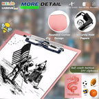 Aluminum Metal Clipboard Stainless Hangable Pen Holder Double Clip Board Size A4 9" x 12.6" for School Office Business Medical Professionals Workshop Factory (Pink, A4-DoubleClip)