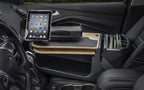 AutoExec AE-GMCD-PI-TAB-PS-11M GripMaster Car Desk for Your Vehicle Workstation and Mobile Office, Natural with 400 watt Power Inverter,Tablet Mount and Printer Stand
