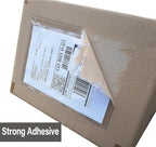 (240 Pack) BEUYI Clear 9.5'' x 6.7'' Packing List Envelopes, Adhesive Shipping Label Pouches/Sleeves, Easily Fits Half of Letter-Size Paper