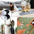 Navona 40Ft x 1Inch Hook and Loop Strips with Adhesive, Heavy Duty Self Adhesive Tape with Back, Strong Sticky Back Fastener Roll for Home, Office, School, Crafting, Black