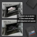 Car Insurance and Registration Card Holder | for BMW Ford Tesla Cadillac All Cars | Store Cards, ID License & Essential Documents | Premium Leather with Magnetic Closure