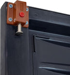 Sunnydaze Lockable Storage Cabinet - Indoor or Garage Storage Cabinet with 4 Adjustable Shelves - 72" H - Garage, Office, Home, Laundry Room - Shadow