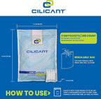 CILICAnt 5-gram Desiccant Pouches, 200 pcs Pack, Food Grade Moisture Absorbers Ideal for Packaging of Shoes, Jewelry, Leather, Clothes or Electronics, Cars - for Home or Commercial Use