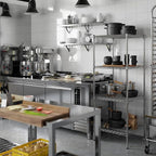 24" Deep x 24" Wide x 64" Height Wire Shelving Kit | 4-Tier | NSF Commercial Storage Rack Unit