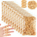Marspark 6000 Pcs Size 33 Rubber Bands Bulk 10 lb Beige Soft Strong Elastic Rubber Bands for Office Supplies Trash Cans File Folders