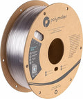 Polymaker PolyLite Clear 3D Printer PETG Filament 1.75mm 1kg, Legacy PETG Formula, +- 0.03mm Dimensional Accuracy, Reliable Everyday Filament, Strong Layer Bonding, Compatible with Most 3D Printers