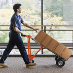 3in1 Convertible Hand Truck, Aluminum Hand Trucks 880 lb Capacity, Utility Dolly Cart Converts from Hand Truck Dolly to Platform Cart 3 Positions for Transport & Moving with 10" Rubber Wheels