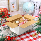 Famagic Small Shipping Boxes 11x6x6 Inch 10 Pack White Box Corrugated Cardboard Boxes for Packaging Small Business, Mailing Boxes for Shipping