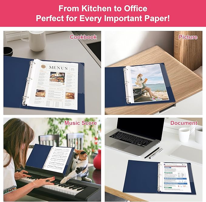 200-Pack Heavy Duty 8.5"x11" Sheet Protectors - Top-Loading Acid-Free & Waterproof for Photos, Certificates, School, Office, Legal Documents, Medical Records, Teachers, Artists (200)