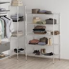 24" Deep x 42" Wide x 64" Height Wire Shelving Kit | 5-Tier | NSF Commercial Storage Rack Unit
