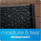 Quality Park Bubble Mailers, 8.25 x 11 Shipping Envelopes, Water Resistant Black Poly Padded Envelopes, Redi-Strip Peel Off Closure (QUA85870), Letter, 25/Box