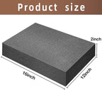 DECOHS 4 Pcs Pick and Pluck Foam- 16 x 12 x 2 Inch Pick Apart Foam Insert- Pluck Pre Cube Sheet Foams with Bottom Use for Board Game Box Cases Storage Drawer