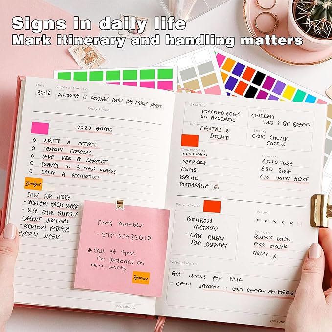PARLAIM Pack of 1575 Rectangle Color Coding Labels,1/2" x 3/4" Rectangular Stickers in 15 Colors Rectangle Folder File Labels for Office and Home