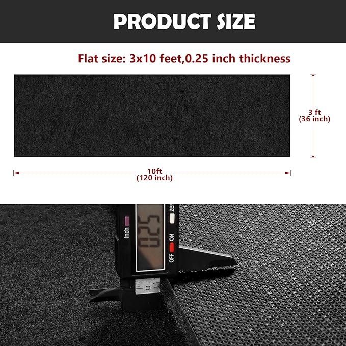 450 GSM Extra Thick Waterproof Black Carpet Runner for Events Decorations, 3X10 Ft Not Slip Red Runner Aisle Runway Rug for Wedding, Party, Banquet, Activity Entrance and Special Events Decorations