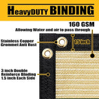 Customized 4' x 146' Green Fence Privacy Screen,with Bindings & Grommets,Heavy Duty for Gardens Backyard Patio Tennis Court Pool Construction Project Outdoor Events,We Make Custom Sizes