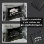 Car Insurance and Registration Card Holder | for BMW Ford Tesla Cadillac All Cars | Store Cards, ID License & Essential Documents | Premium Leather with Magnetic Closure