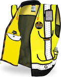 KwikSafety - Charlotte, NC - GODFATHER Safety Vest [CUSHIONED COLLAR + TABLET POCKET] ANSI OSHA