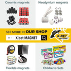 Magnet Strips with Adhesive Backing - Flat Thin Magnetic Tape for Crafts - Tool and Knife Magnetic Strip for Garage, Kitchen and Garden - Sticky Magnetic Tool Holder for Wall - 11 PCs