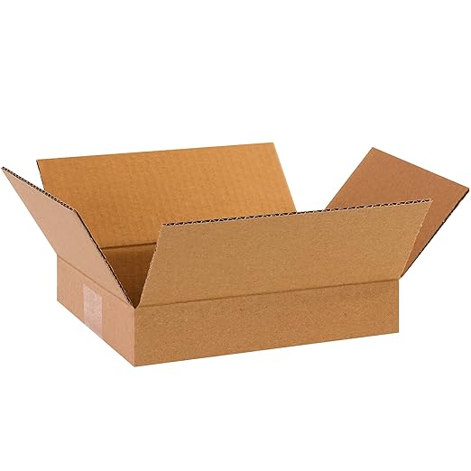 TAPE LOGIC 11 1/4 x 8 3/4 x 2 3/4 Corrugated Cardboard Boxes, Flat 11.25"L x 8.75"W x 2.75"H, Pack of 25 | Shipping, Packaging, Moving, Storage Box for Home or Business, Strong Wholesale Bulk Boxes