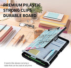Clipboard with Storage High Capacity Plastic Nursing Clipboards with Pen Holder File Folder Storage Box Clipboard with Heavy Duty Clips for Teacher,Doctor,Offices-Psalm 46-10 Be Still