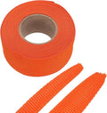 MECCANIXITY Braided Cable Sleeves Heat Shrinkable Fabric Sleeving, 1 3/8" 26ft Orange 2:1 Ratio Heat Shrinkable Cord Protector for Harness Cable, Network Cable Protection, Cable Management