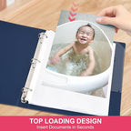 500-Pack Heavy Duty 8.5"x11" Sheet Protectors - Top-Loading Acid-Free & Waterproof for Photos, Certificates, School, Office, Legal Documents, Medical Records, Teachers, Artists (500)