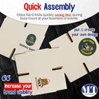 MT Products Custom Printed White Custom Shipping Boxes 4" x 4" x 4" - Personalized Mailing Boxes and for Gifting