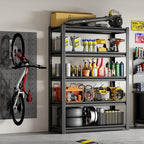 48" W Garage Storage Shelves 2500LBS Heavy Duty Garage Shelving 5 Tier Adjustable Shelving Unit Metal Storage Rack for Basement Warehouse Supermarket 23.6" D x 47.2" W x 72" H