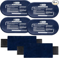 Gel Ice Packs for Injuries Reusable, 4 Ice Packs with 2 Adjustable Straps for Knee, Shoulder, Back, Hot and Cold Pack Therapy for Joint Pain, Muscle Soreness, and Body Inflammation