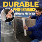 Rockin Rolls Stretch Film Wrap, 4 Rolls Heavy Duty Pallet Wrap – 18" x 1500 FT x 80 Gauge, Clear Plastic Moving Wrap for Packing, Shipping, Furniture & Luggage – Durable Self-Adhering Shrink Wrap Roll
