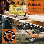 PLUGTUL 25 FT 12/3 Outdoor Extension Cord Waterproof, Heavy Duty 12 Gauge SJTW Extension Cord, 15A 1875W, ETL Listed, Great for Garden and Home, Orange