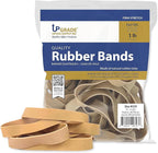 Upgrade Rubber Bands, Size 105, 1 lb Bags, 20-Pack Case, Made in USA