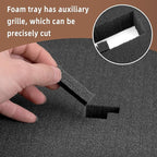 DECOHS 4 Pcs Pick and Pluck Foam- 16 x 12 x 2 Inch Pick Apart Foam Insert- Pluck Pre Cube Sheet Foams with Bottom Use for Board Game Box Cases Storage Drawer