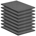 DECOHS 8 Pcs Polyurethane Foam Sheet- 16 x 12 x 1 Inch Cuttable Foam Inserts for Cases- Packing Foam Pads for Toolbox Camera Storage and Crafts