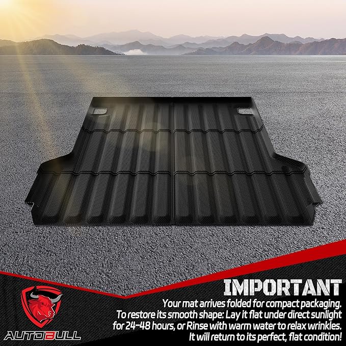 Truck Bed Mat Bed Liner Fit for 2022 2023 2024 2025 Ford Maverick Hybrid & Gas Accessories(4.5FT, 54.4"), Vehicle Truck Bed Liner Custom Fit All Weather Protection TPE Pickup Car Bed Mat