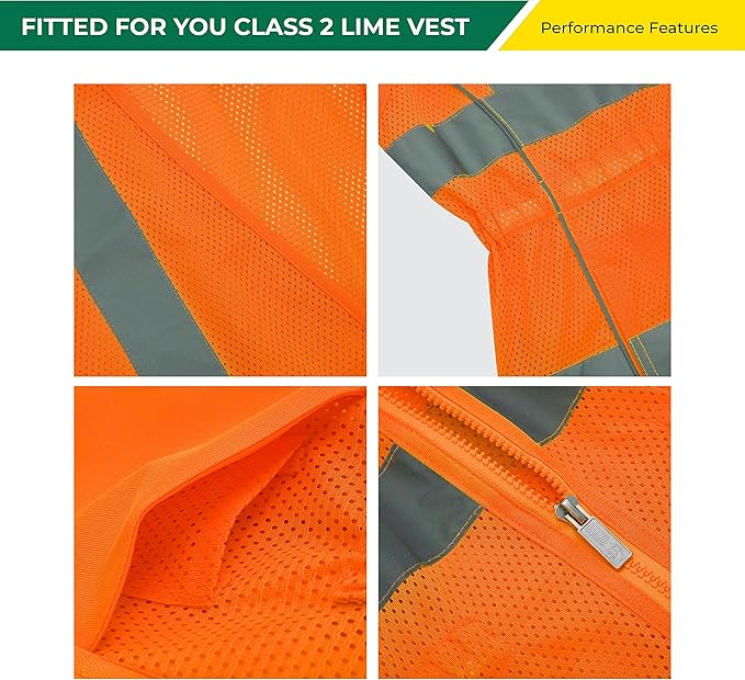 Shine Bright Safety Vest - High Visibility with Reflective Straps and Pockets – Premium, Soft, Durable, and Breathable