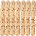 Rubber Bands Size #10 Beige 760 pcs Approximately 0.42 lb 1 inch Light Brown #10 Elastic Rubber Bands for Office Supplies