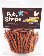 Pet 'n Shape Chik 'n Sweet Potato Stix – Made and Sourced in The USA- Natural Healthy Dog Treats, 28 Ounce