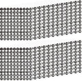 Outus 5000 Pcs 0.4 Inch 1 to 100 Number Stickers Small Number Dot Labels Consecutive Inventory Locker Storage Organizing Removable Stickers for Indoor Outdoor Office Black White