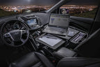 AutoExec GripMaster Car Desk for Your Vehicle Workstation and Mobile Office, Black with 400 watt Power Inverter
