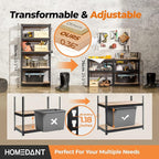 HOMEDANT 5 Tier Storage Shelves Adjustable Laminated Boltless Garage Metal Shelving Unit Heavy Duty Utility Rack Shelf Warehouse Pantry Closet Kitchen (3, (S) 28" W, Black)
