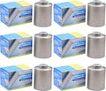 750 Grams 6pcs Gun Safe Dehumidifier, Reusable Canister Desiccant Dehumidifier, Rechargeable 1.65 Lbs Indicating Silica Gel Orange To Green