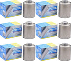750 Grams 6pcs Gun Safe Dehumidifier, Reusable Canister Desiccant Dehumidifier, Rechargeable 1.65 Lbs Indicating Silica Gel Orange To Green