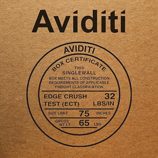 Aviditi Shipping Boxes Multi-Depth 12"L x 9"W x 6"H, 25-Pack | Corrugated Cardboard Box for Packing, Moving and Storage