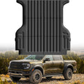 Truck Bed Mat Bed Liner Fit for Ford Ranger (5FT, 59.6" Bed) 2019-2023, Vehicle Truck Bed Liner Custom Fit All Weather Protection TPE Pickup Car Bed Mat