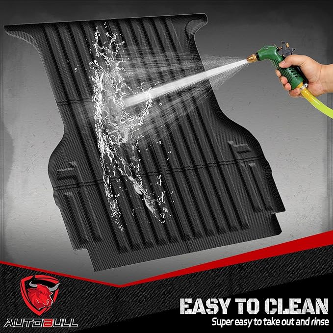 Truck Bed Mat Bed Liner Fit for Ford Ranger (5FT, 59.6" Bed) 2019-2023, Vehicle Truck Bed Liner Custom Fit All Weather Protection TPE Pickup Car Bed Mat