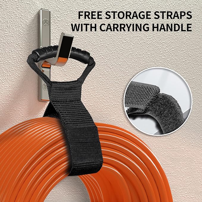 HUANCHAIN 250 ft Outdoor Extension Cord Waterproof 12/3 Gauge Heavy Duty with Lighted end, Flexible Cold-Resistant 3 Prong Electric Cord Outside, 15Amp 1875W 12AWG SJTW, Orange, ETL